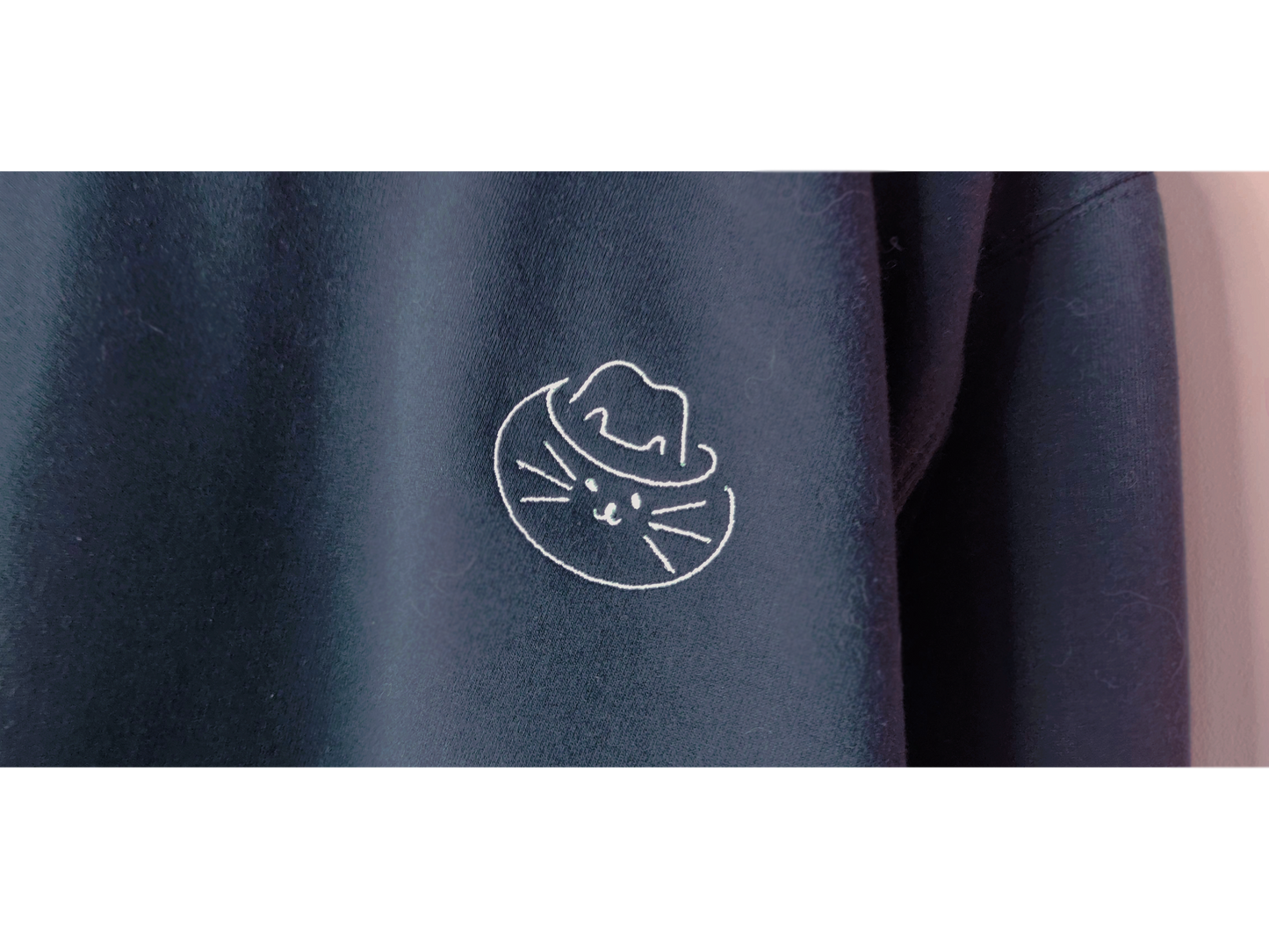 Fat Cat Nice Hat Logo Embroidered Tee
