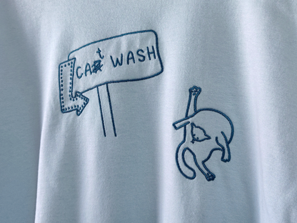 Cat Wash Embroidered Sweatshirt