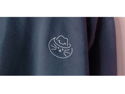 Fat Cat Nice Hat Logo Embroidered Tee